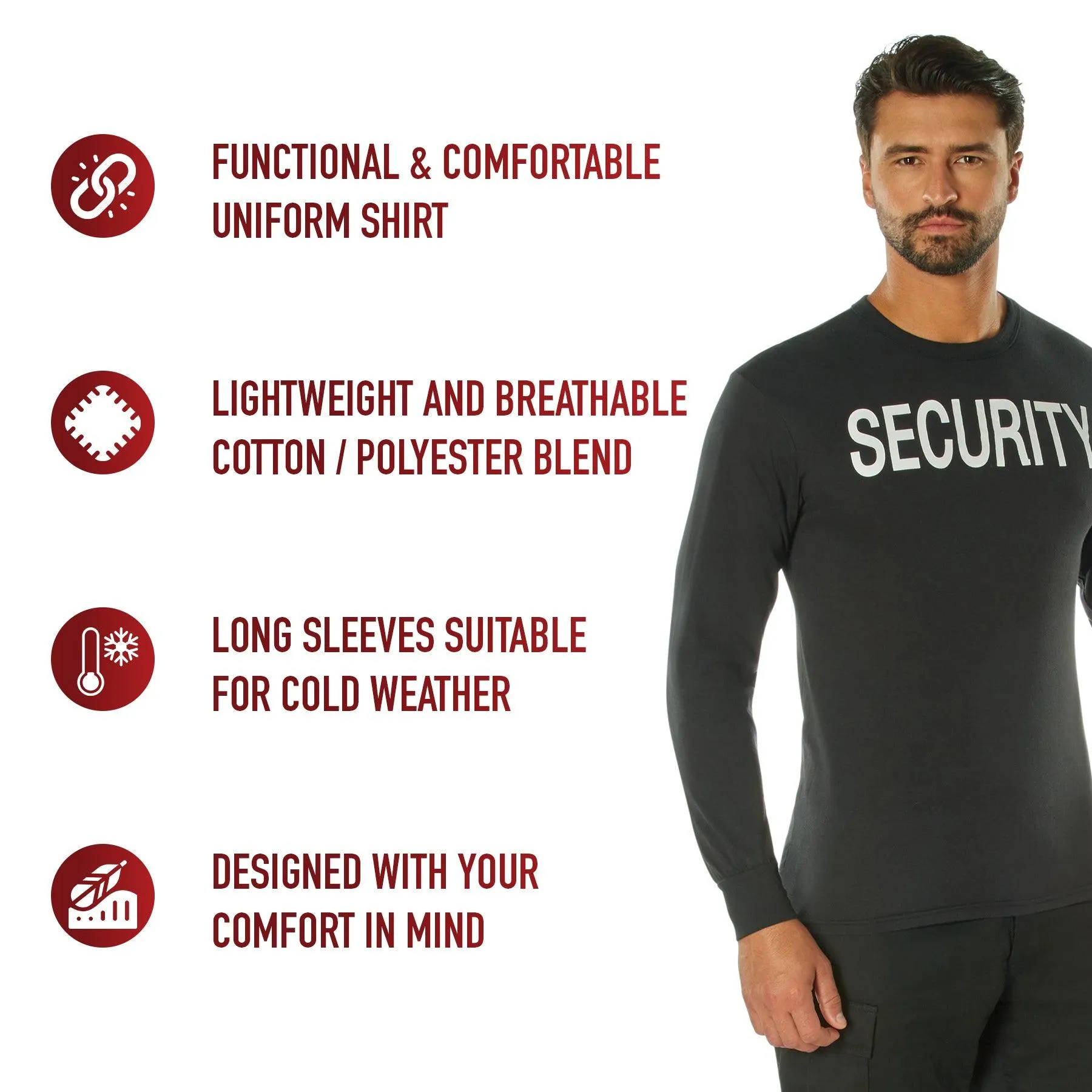 2-Sided Security Long Sleeve T-Shirt