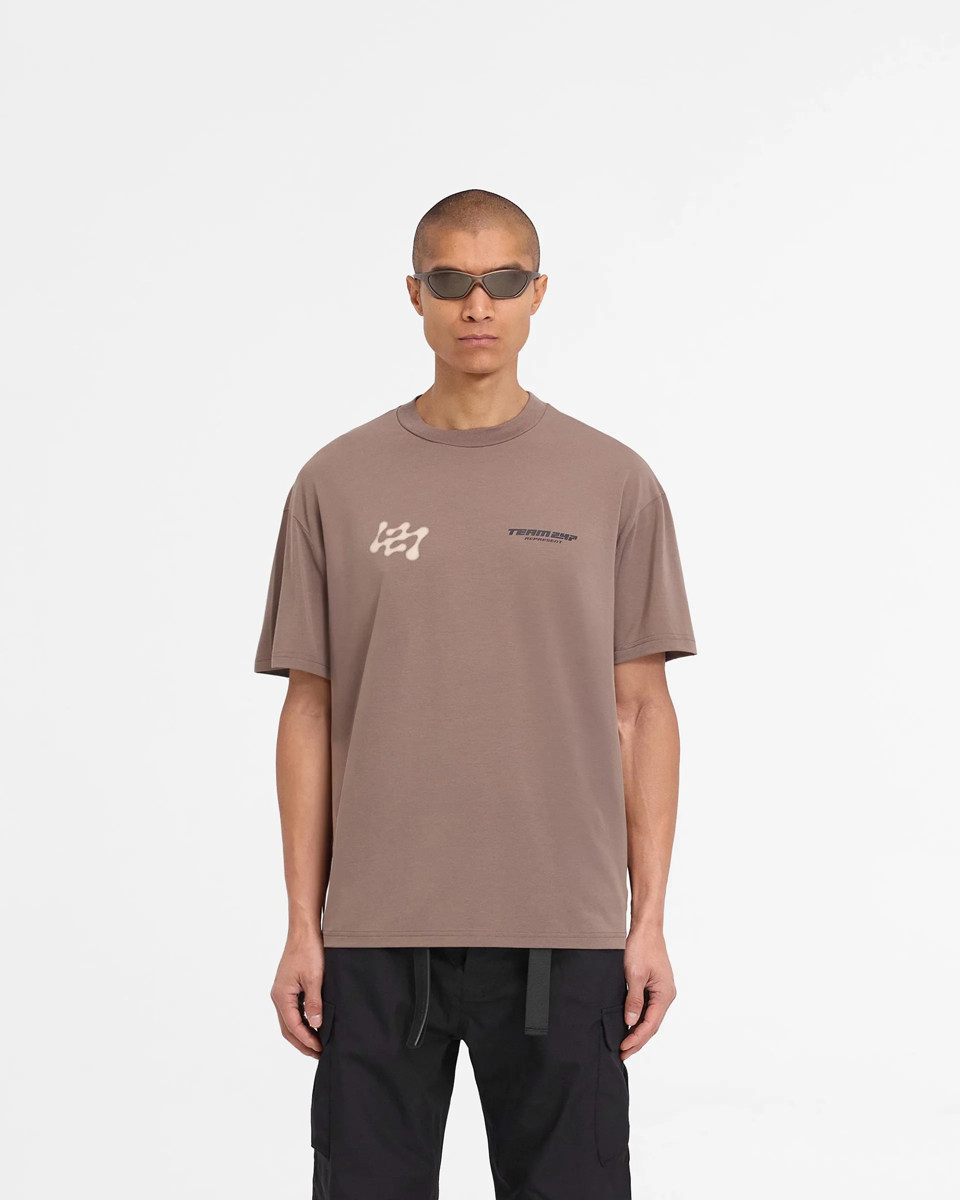 247 Future Terrains Oversized T-Shirt - Umber