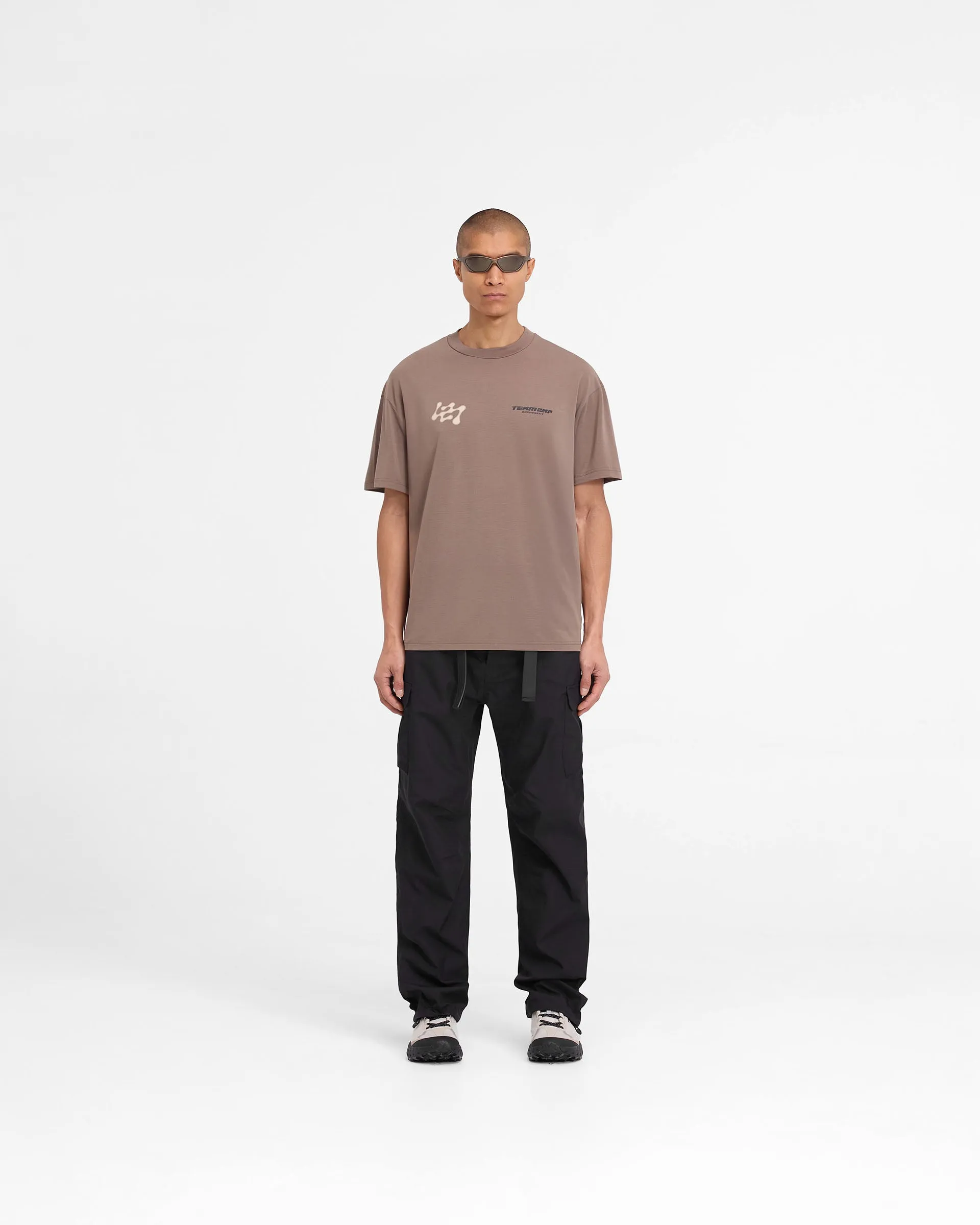 247 Future Terrains Oversized T-Shirt - Umber