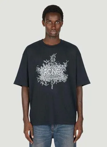 Acne Studios  |Crew Neck Street Style Cotton Short Sleeves Logo Designers