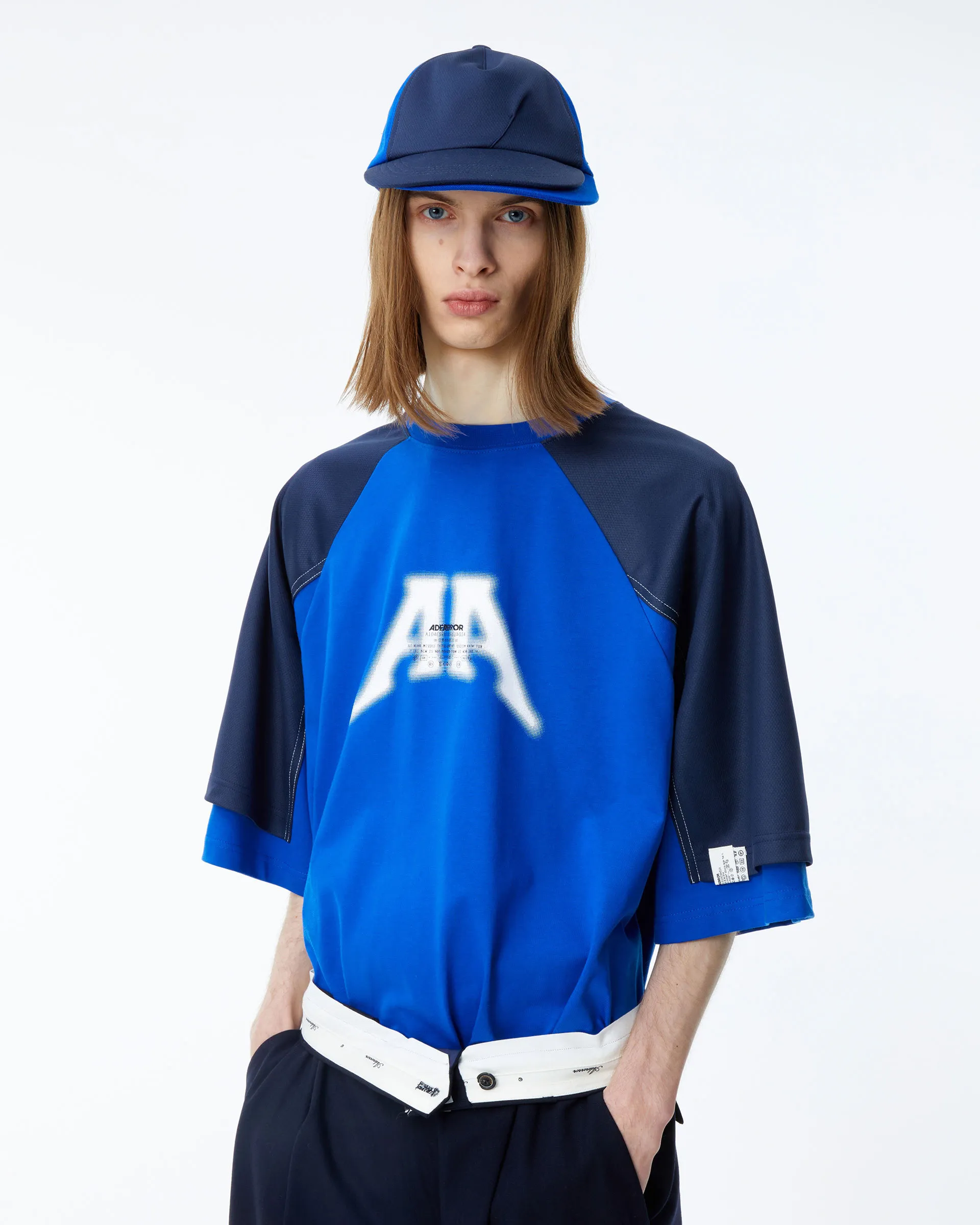 ADERERROR  |Crew Neck Unisex Street Style Cotton Short Sleeves Oversized