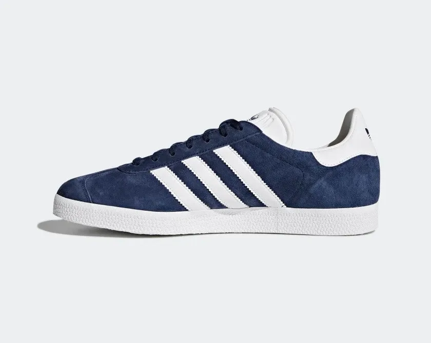 Adidas Gazelle Collegiate Navy Cloud White Gold Metallic BB5478