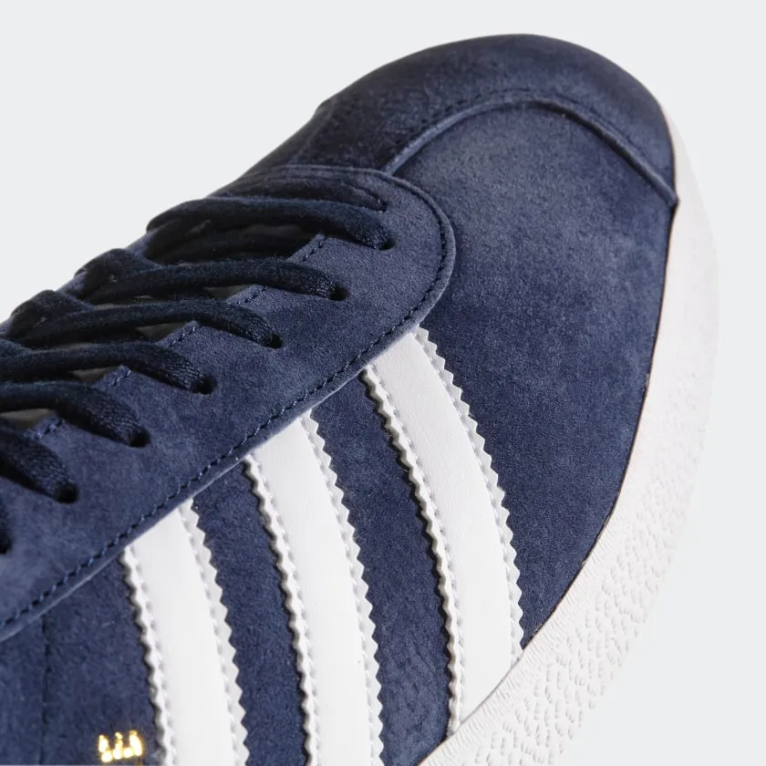 Adidas Gazelle Collegiate Navy Cloud White Gold Metallic BB5478