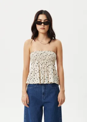 AFENDS Womens Rooney - Strapless Top - Sesame