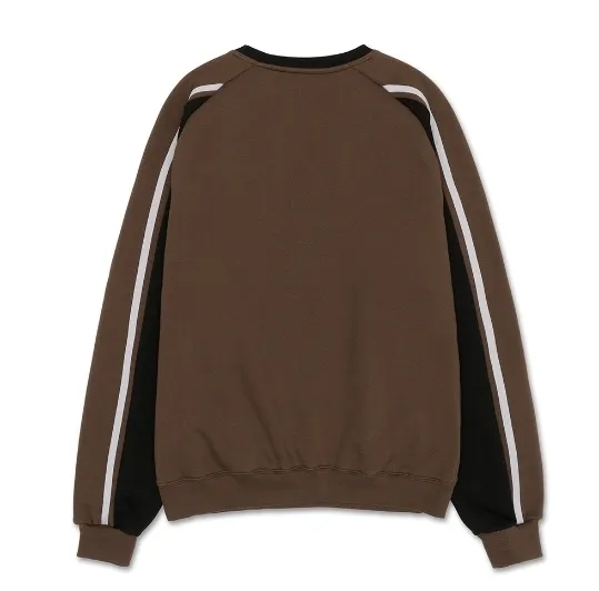 AMES-WORLDWIDE  |Unisex Studded Street Style U-Neck Long Sleeves Cotton