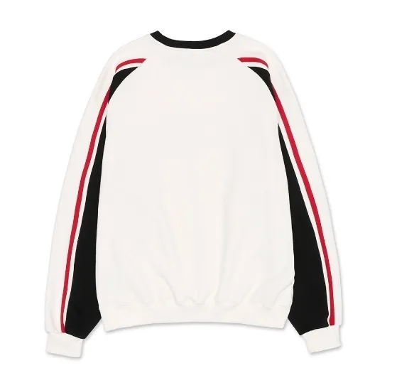 AMES-WORLDWIDE  |Unisex Studded Street Style U-Neck Long Sleeves Cotton