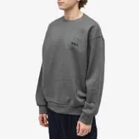 A.P.C.  |Crew Neck Unisex Street Style Long Sleeves Cotton Oversized