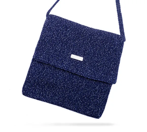  Arcopedico Knit Cross Body Bag in Navy  