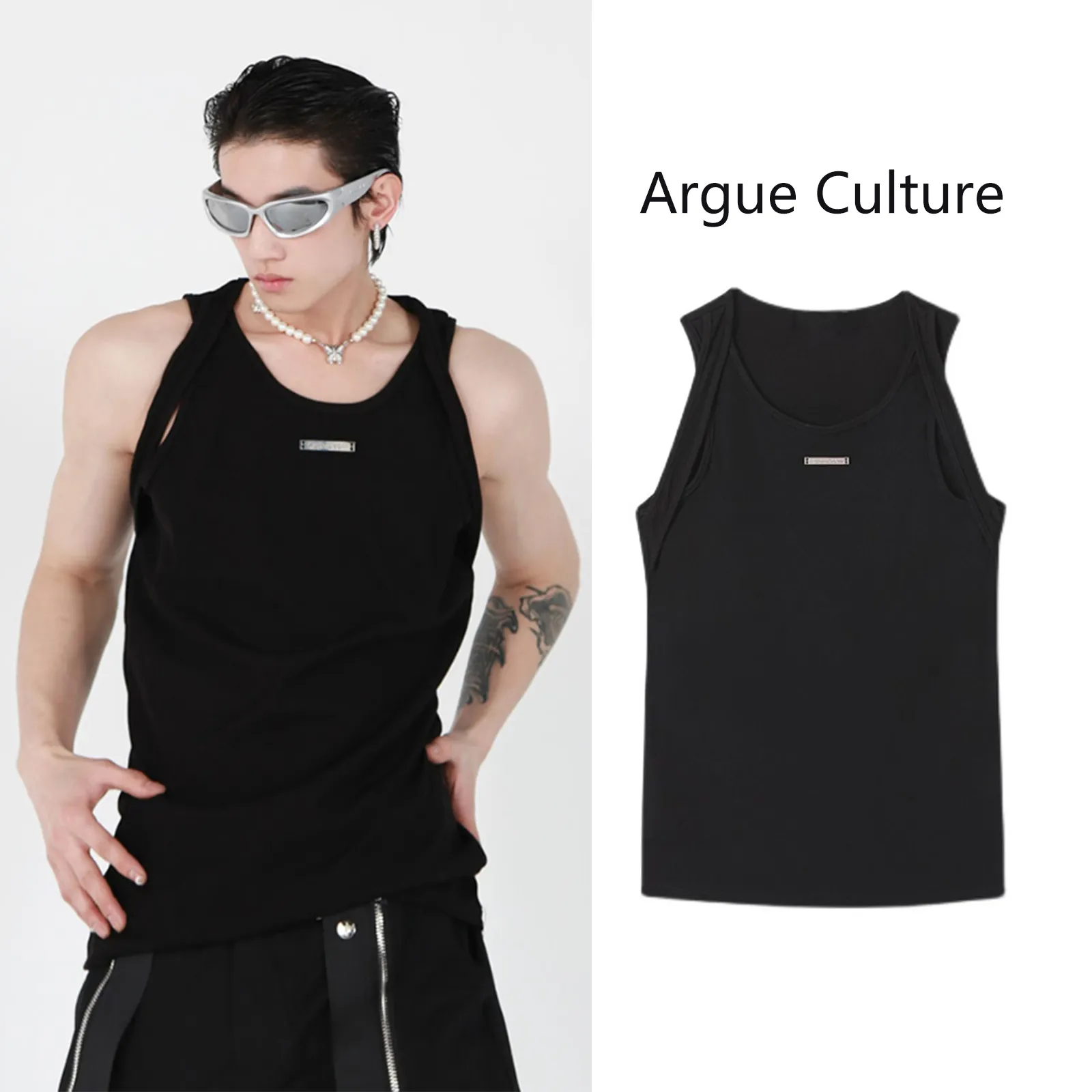 Argue Culture  |Stripes Street Style Plain Other Animal Patterns Cotton Logo