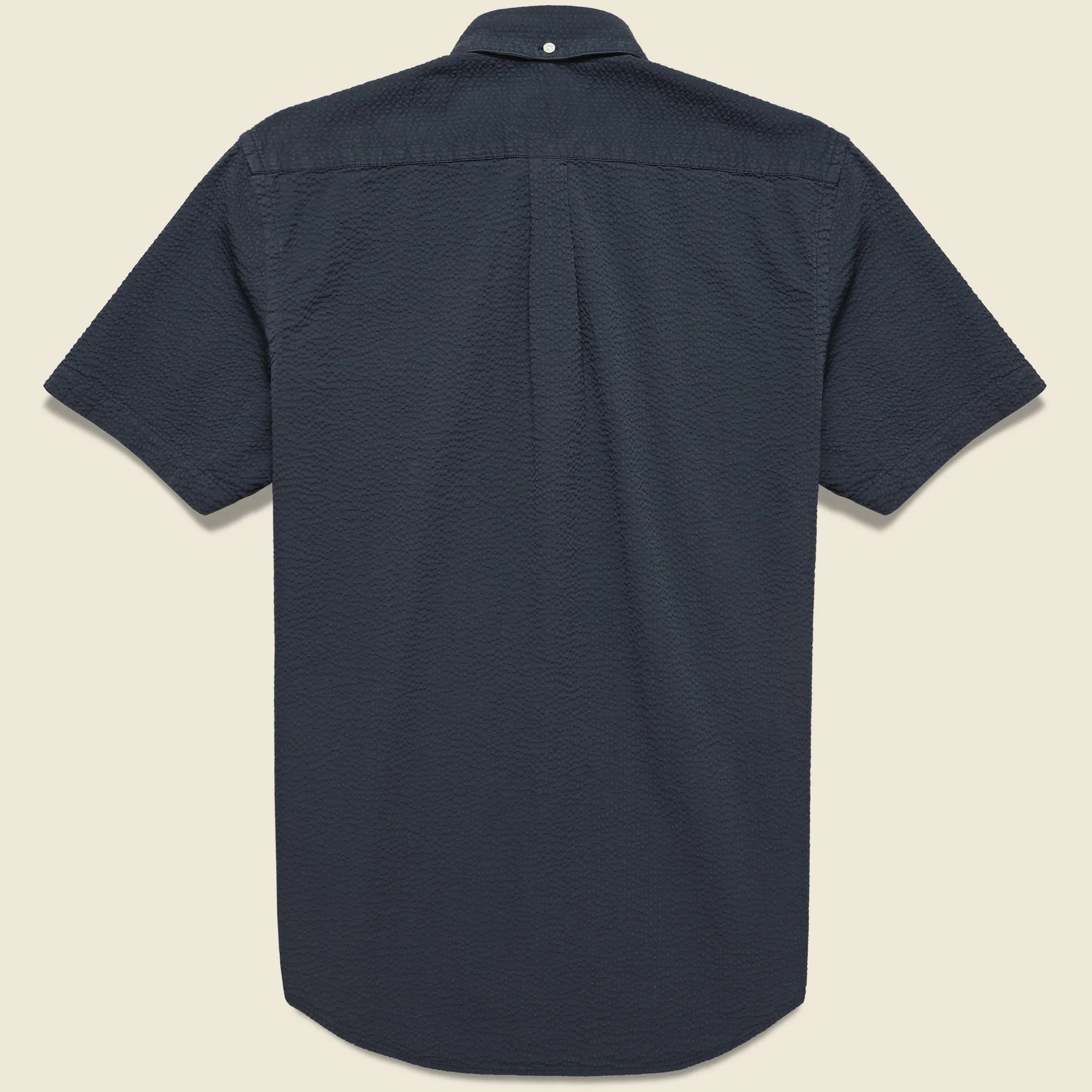 Atlantico Seersucker Shirt - Navy