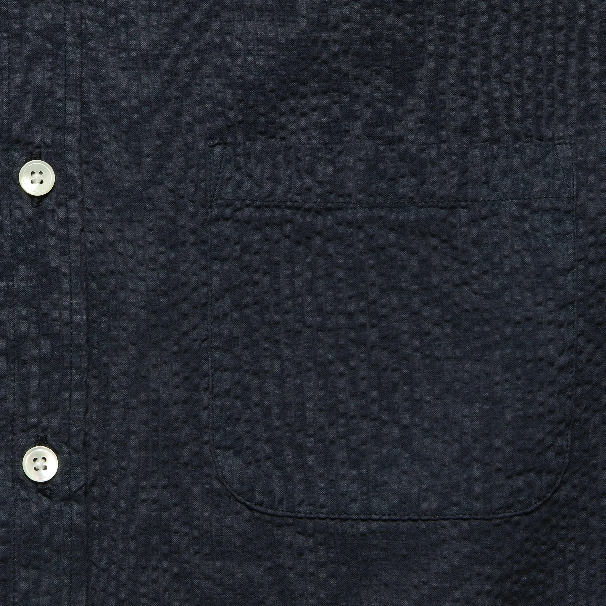 Atlantico Seersucker Shirt - Navy