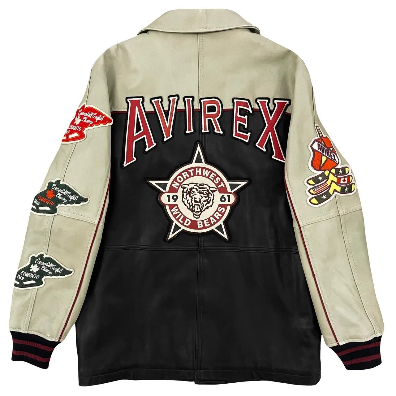 Avirex Leather Varsity Jacket