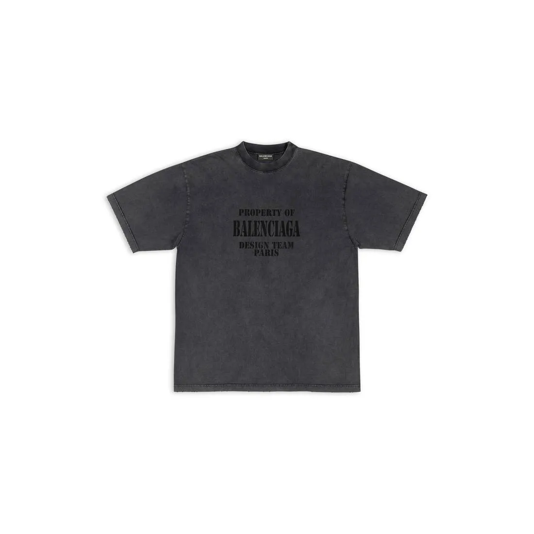 BALENCIAGA  |Crew Neck Street Style Cotton Short Sleeves Oversized Logo