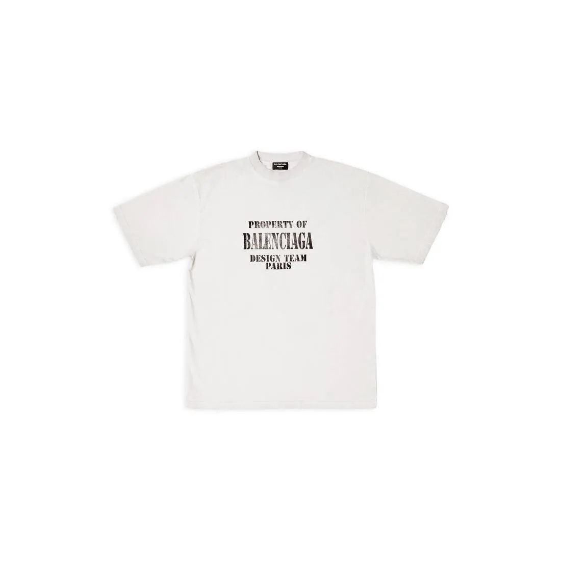 BALENCIAGA  |Crew Neck Street Style Cotton Short Sleeves Oversized Logo