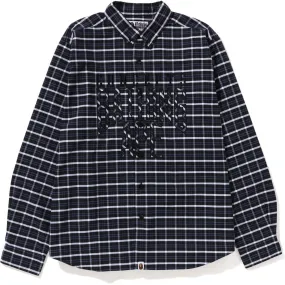 BAPE X CONCEPTS OXFORD CHECK BD SHIRT MENS