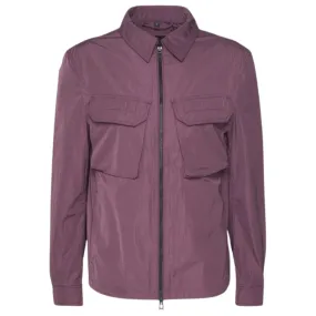 Belstaff Mens Staunton Overshirt Jacket Purple