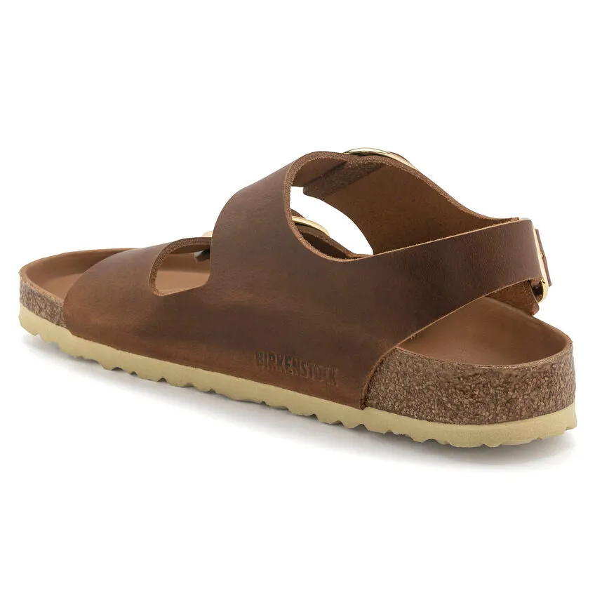 Birkenstock Milano Big Buckle Oiled Leather Women's Sandal