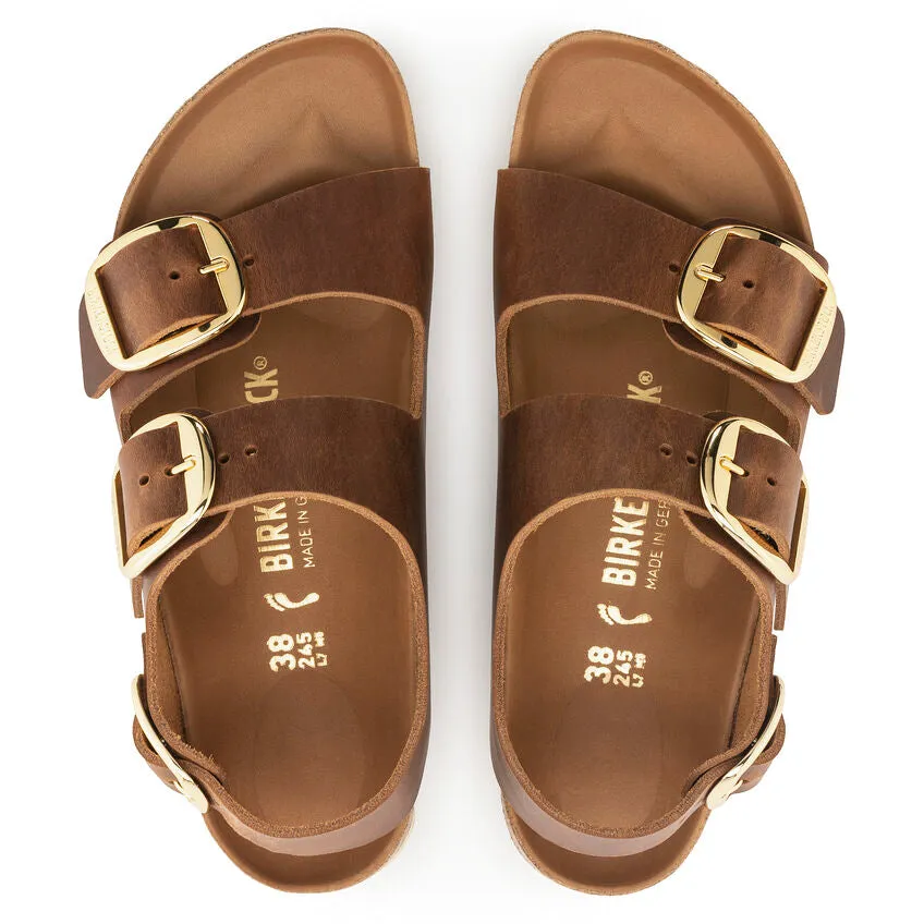 Birkenstock Milano Big Buckle Oiled Leather Women's Sandal