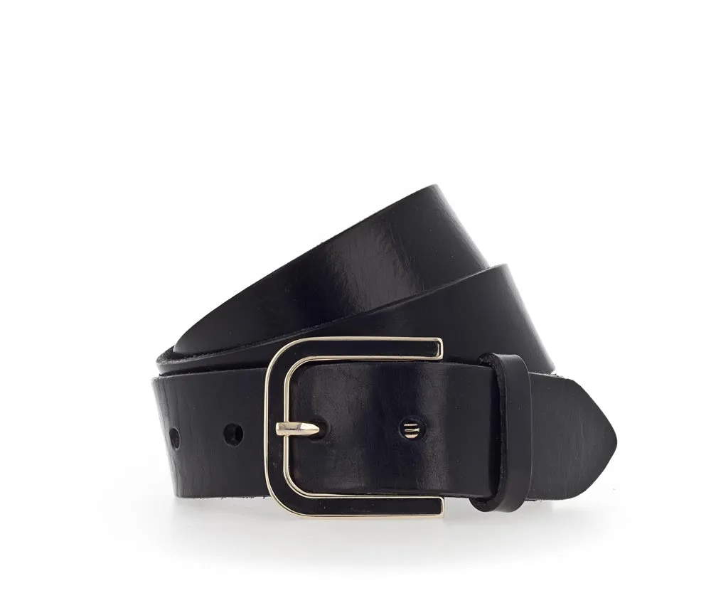 Black Leather Belt