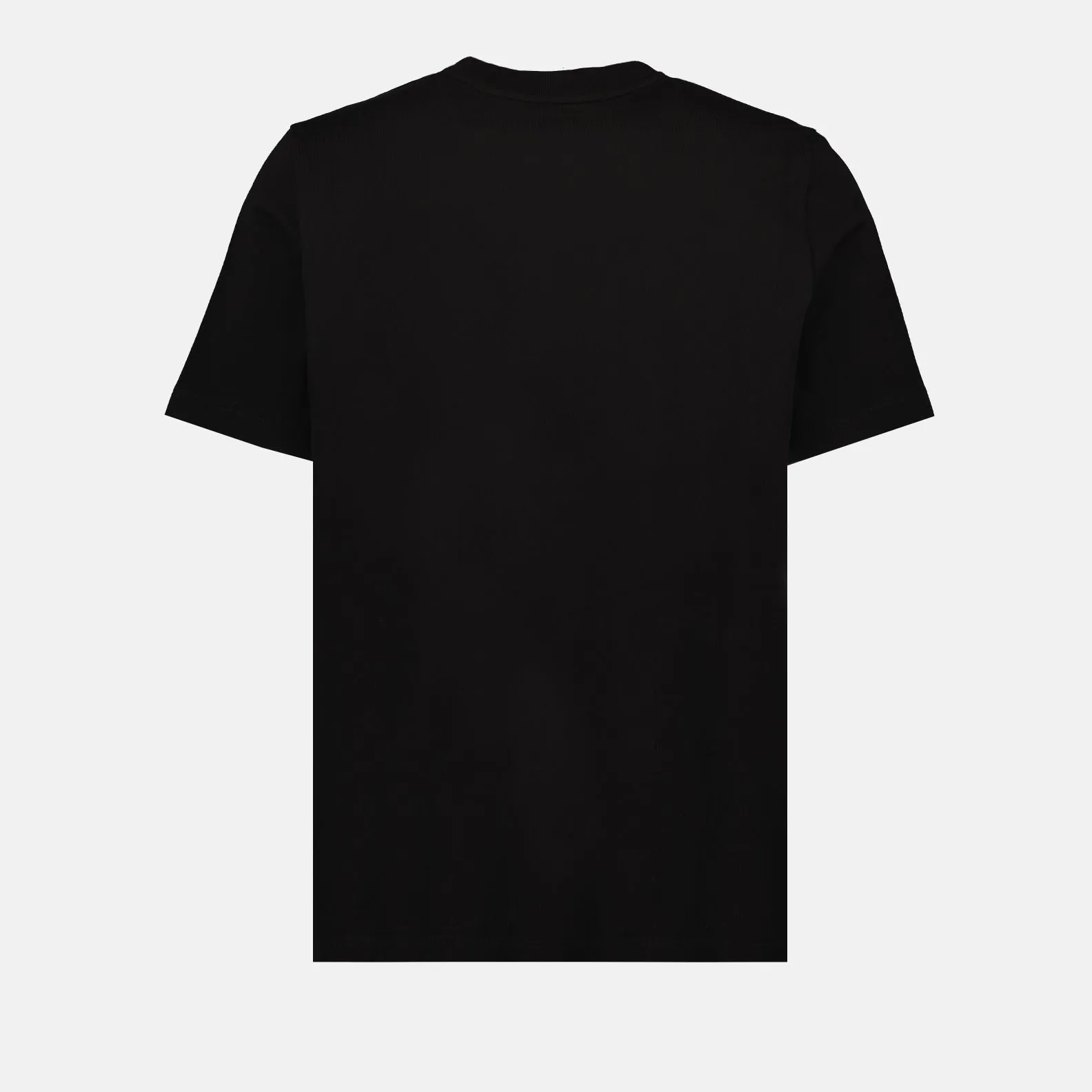 Black Leather Logo T-Shirt