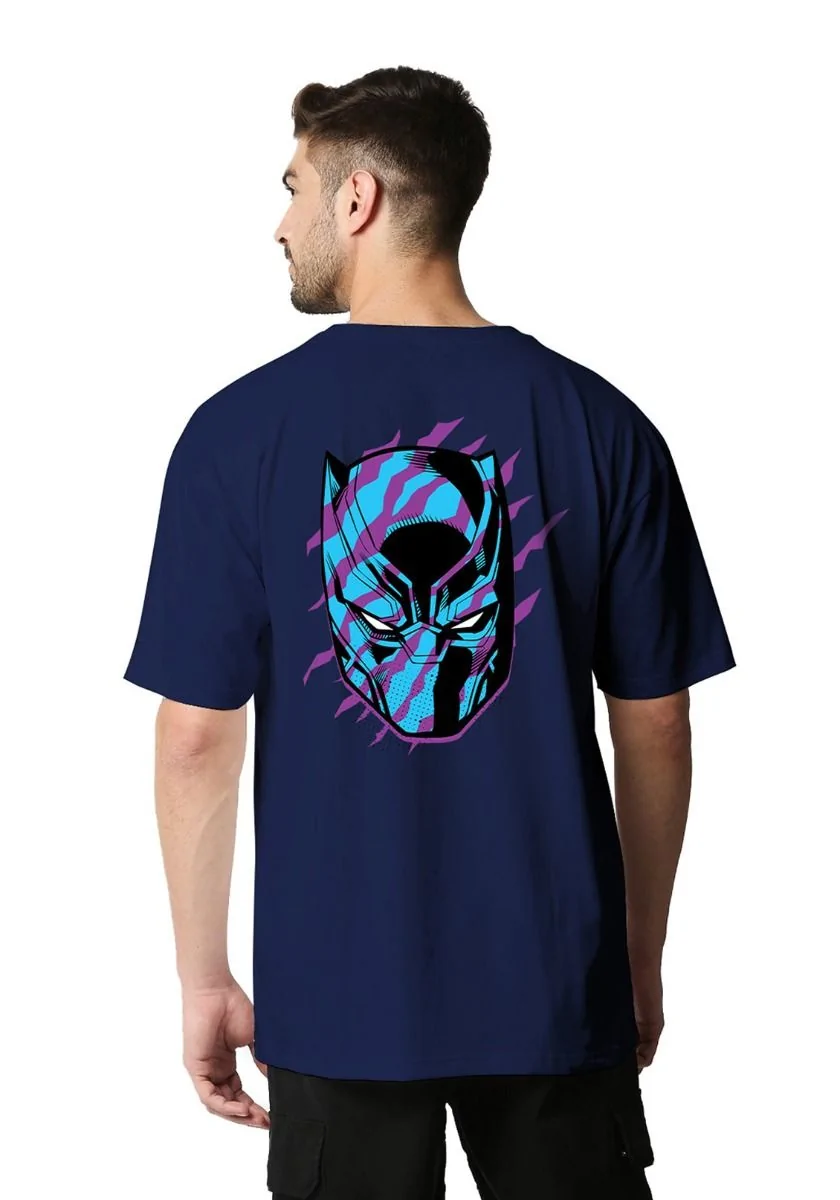 Black Panther Mask Oversized T-Shirt