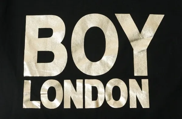 BOY LONDON  |Unisex Studded Street Style U-Neck Plain Cotton