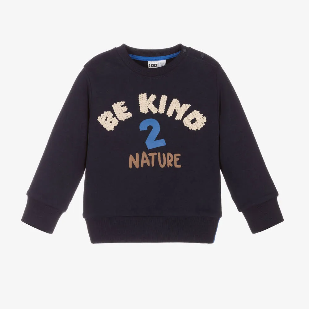 Boys Navy Blue Sweatshirt