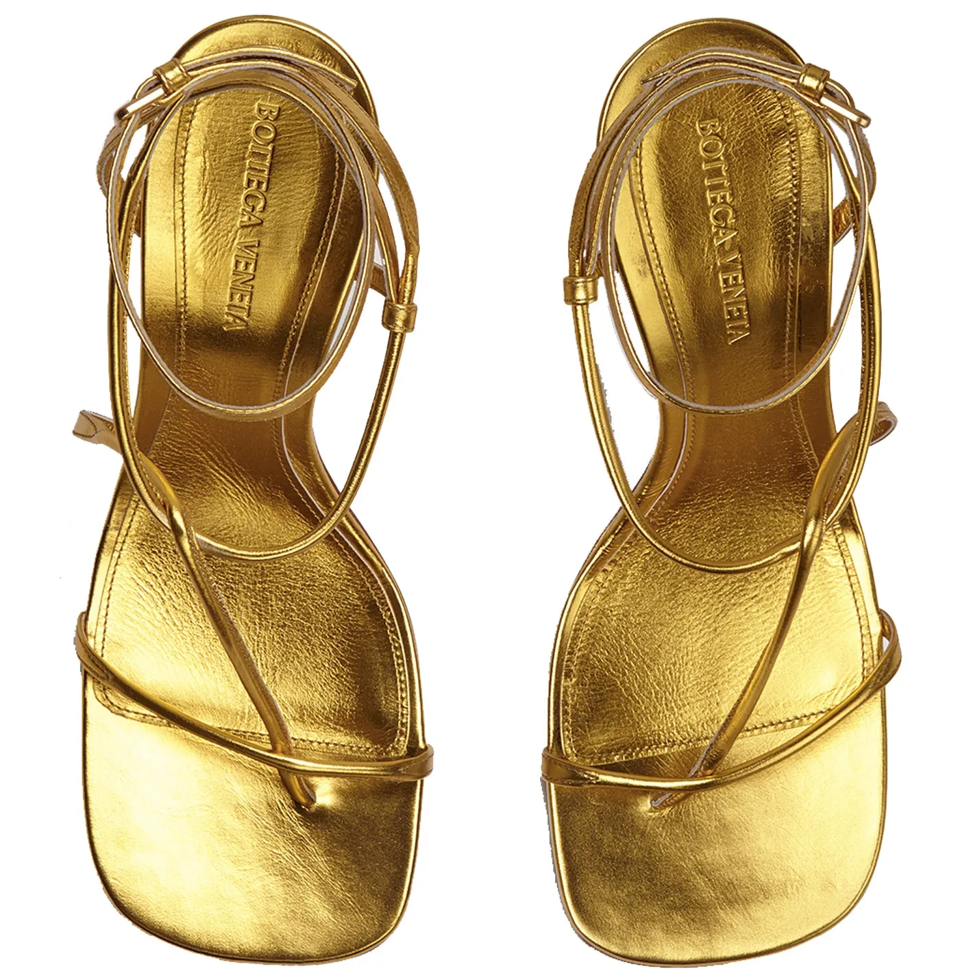 BV Line Sandal 90, Gold