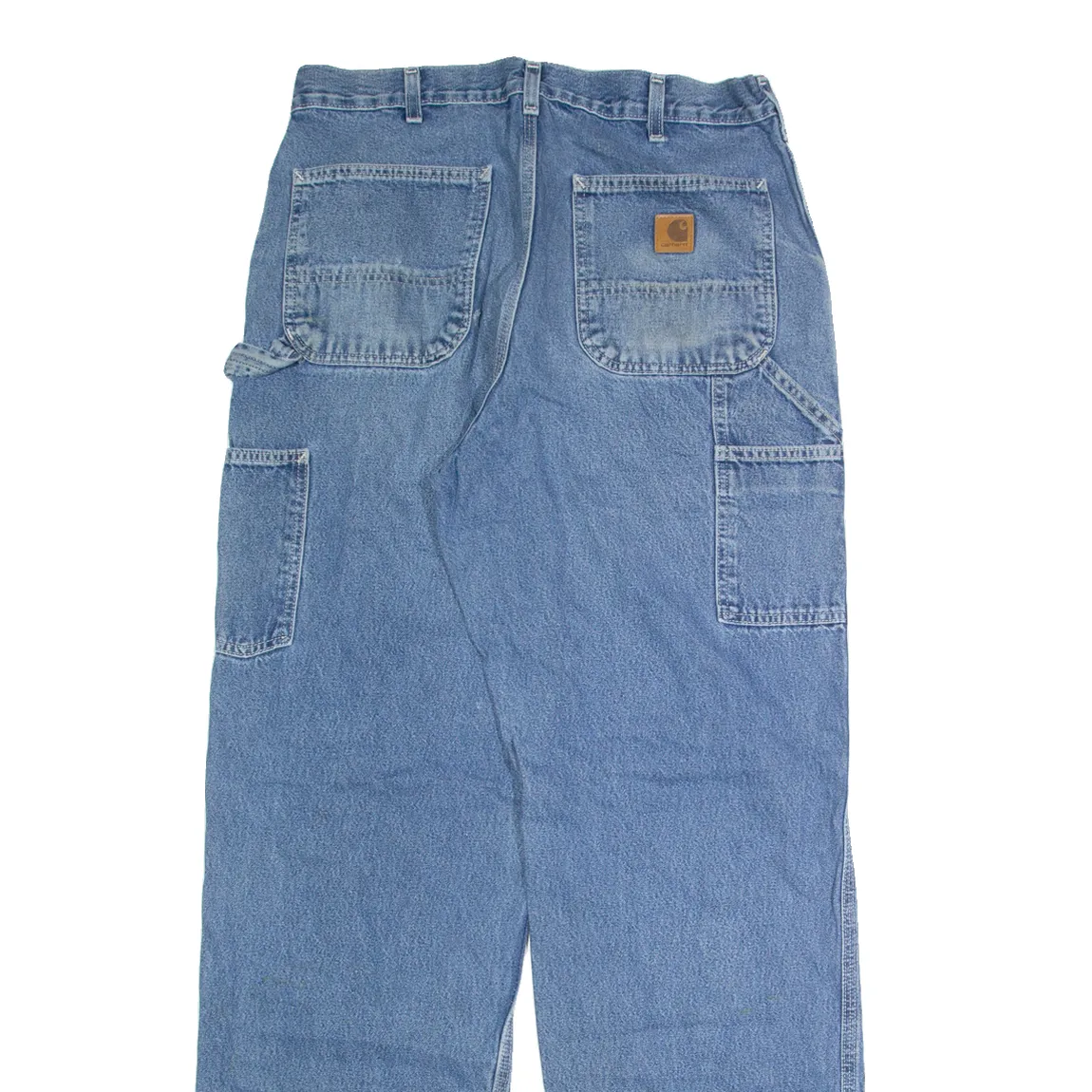 CARHARTT Mens Jeans Blue Regular Tapered W33 L34