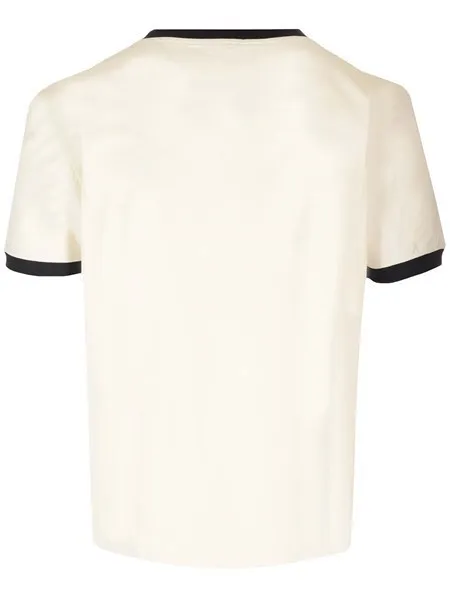 CELINE  |Crew Neck Street Style Plain Cotton Short Sleeves Logo