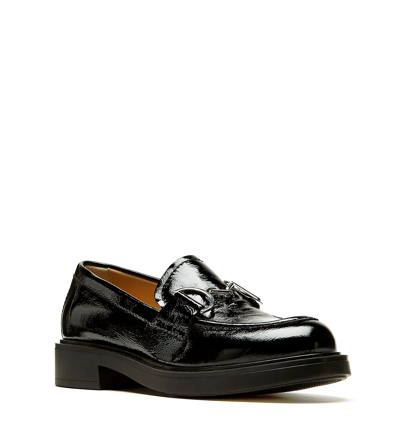 CELINE CRINKLE LEATHER LOAFER