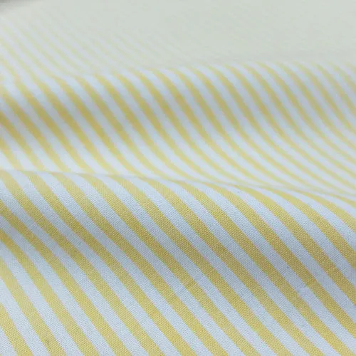 Chambray Cotton - Yellow - Stripe