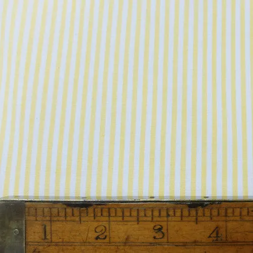 Chambray Cotton - Yellow - Stripe