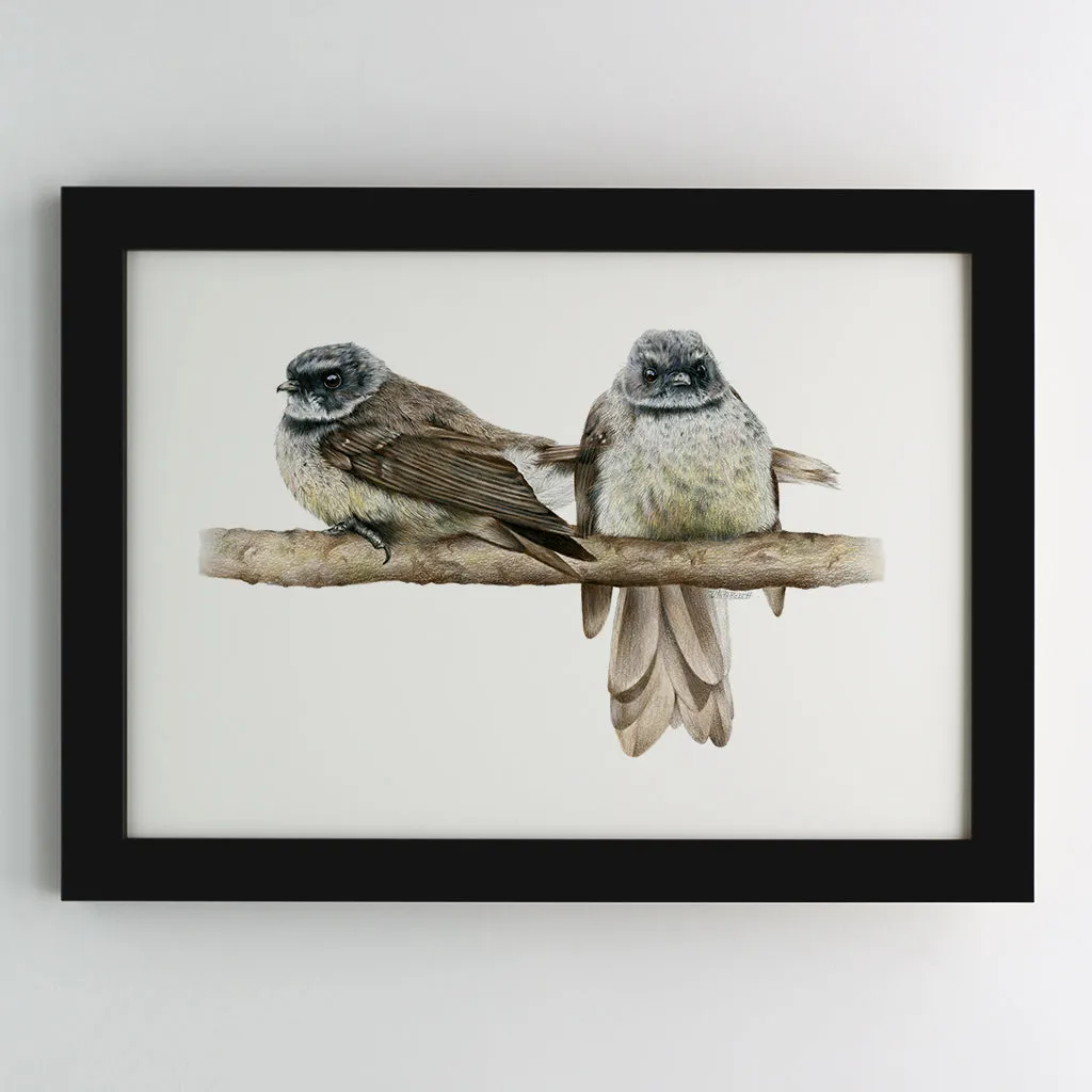 Cheeky Fantails Print