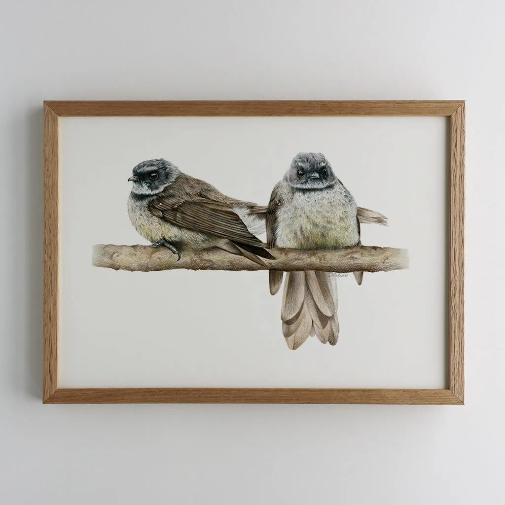 Cheeky Fantails Print