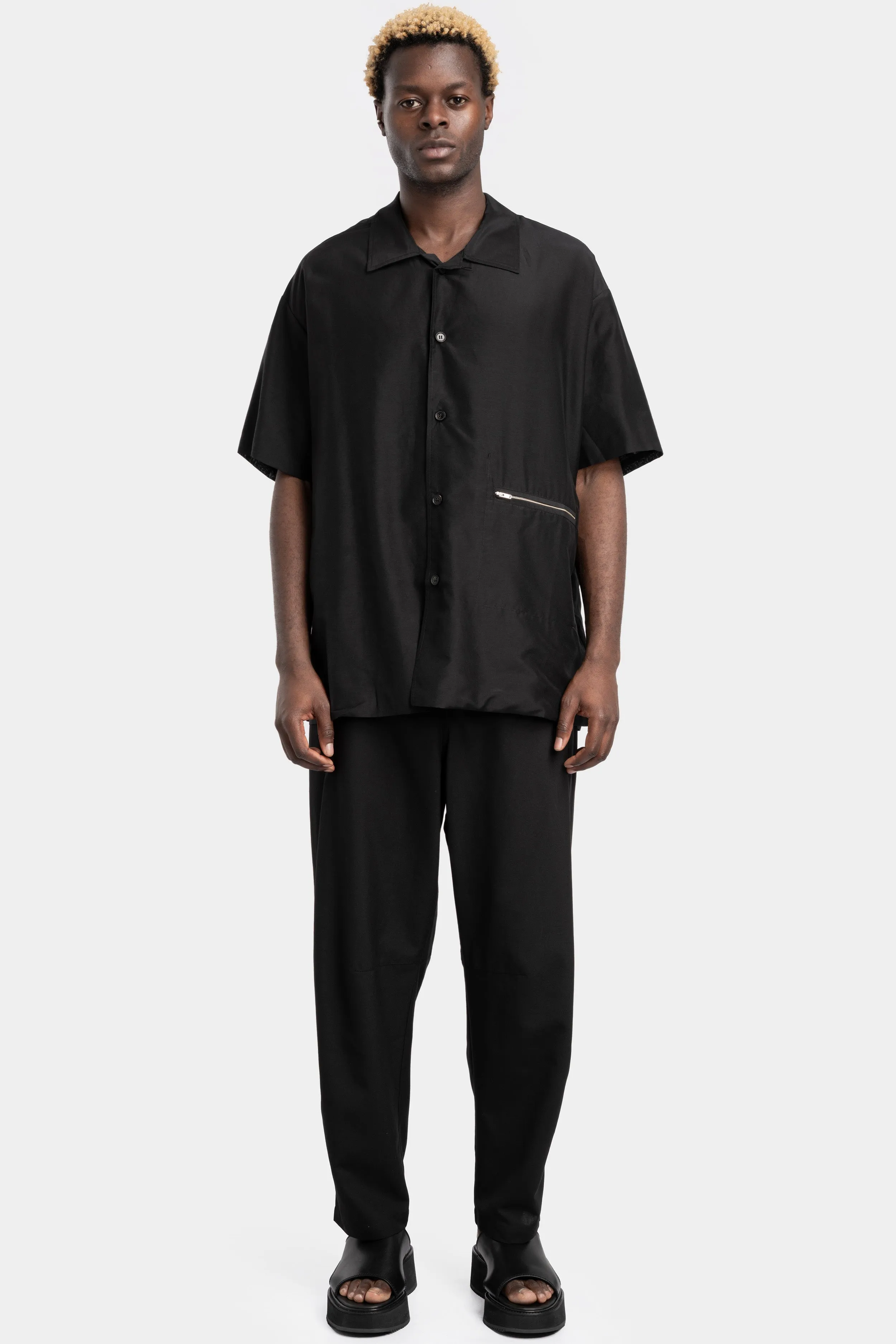 Coated Oversized Shirt