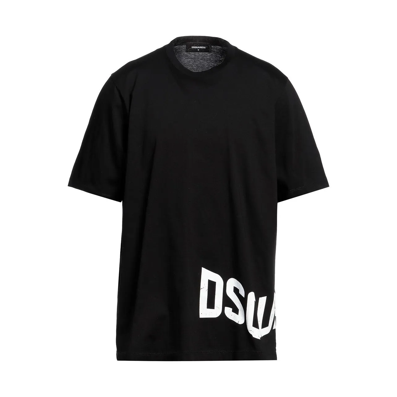 D SQUARED2  |Crew Neck Plain Cotton Short Sleeves Logo Luxury