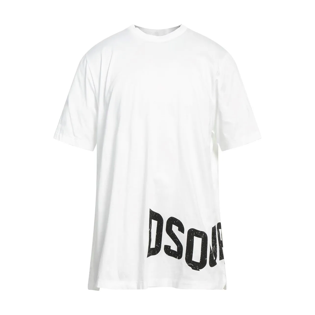 D SQUARED2  |Crew Neck Plain Cotton Short Sleeves Logo Luxury