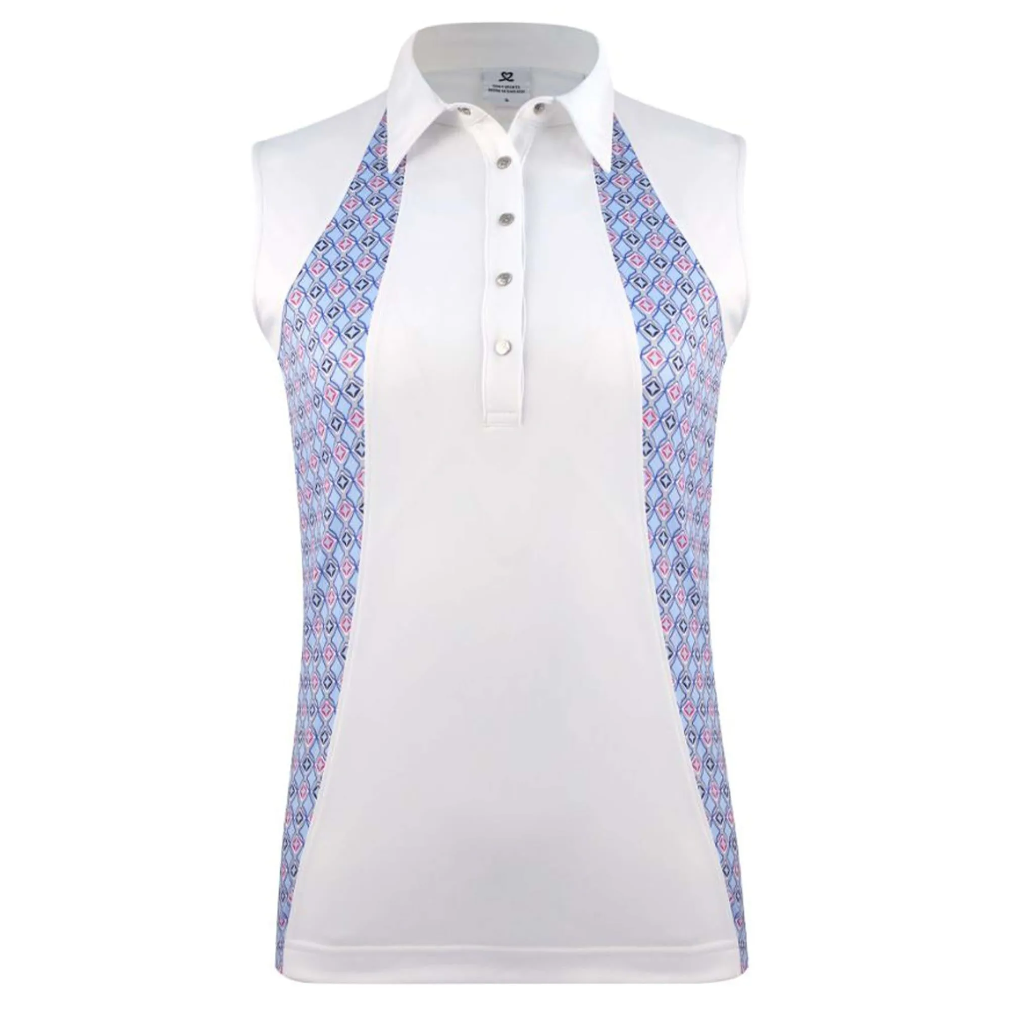 Daily Sports Sue Sleeveless Polo Shirt White