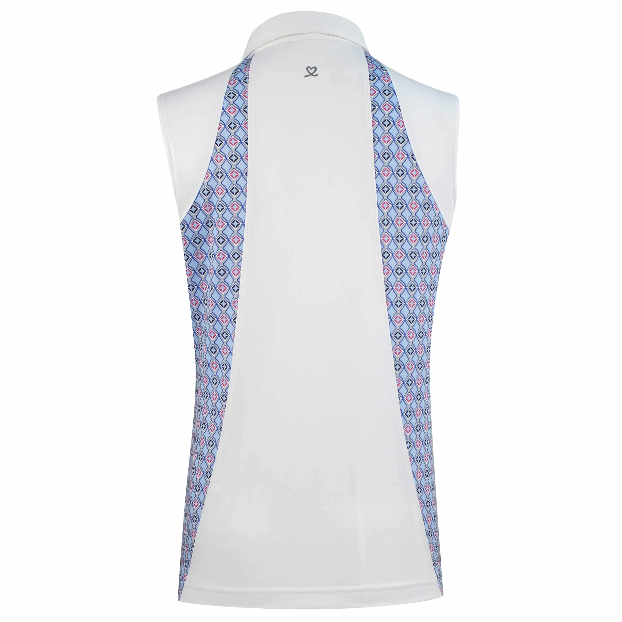 Daily Sports Sue Sleeveless Polo Shirt White