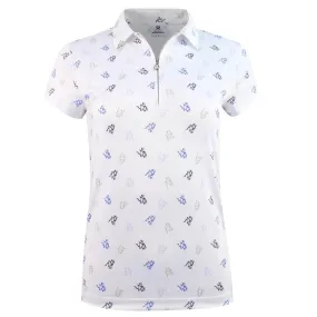 Daily Sports Ventura Cap Sleeve Polo Shirt White