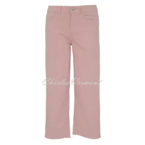 Dolcezza Cropped Wide Leg Jean - Style 23206 (Blush)