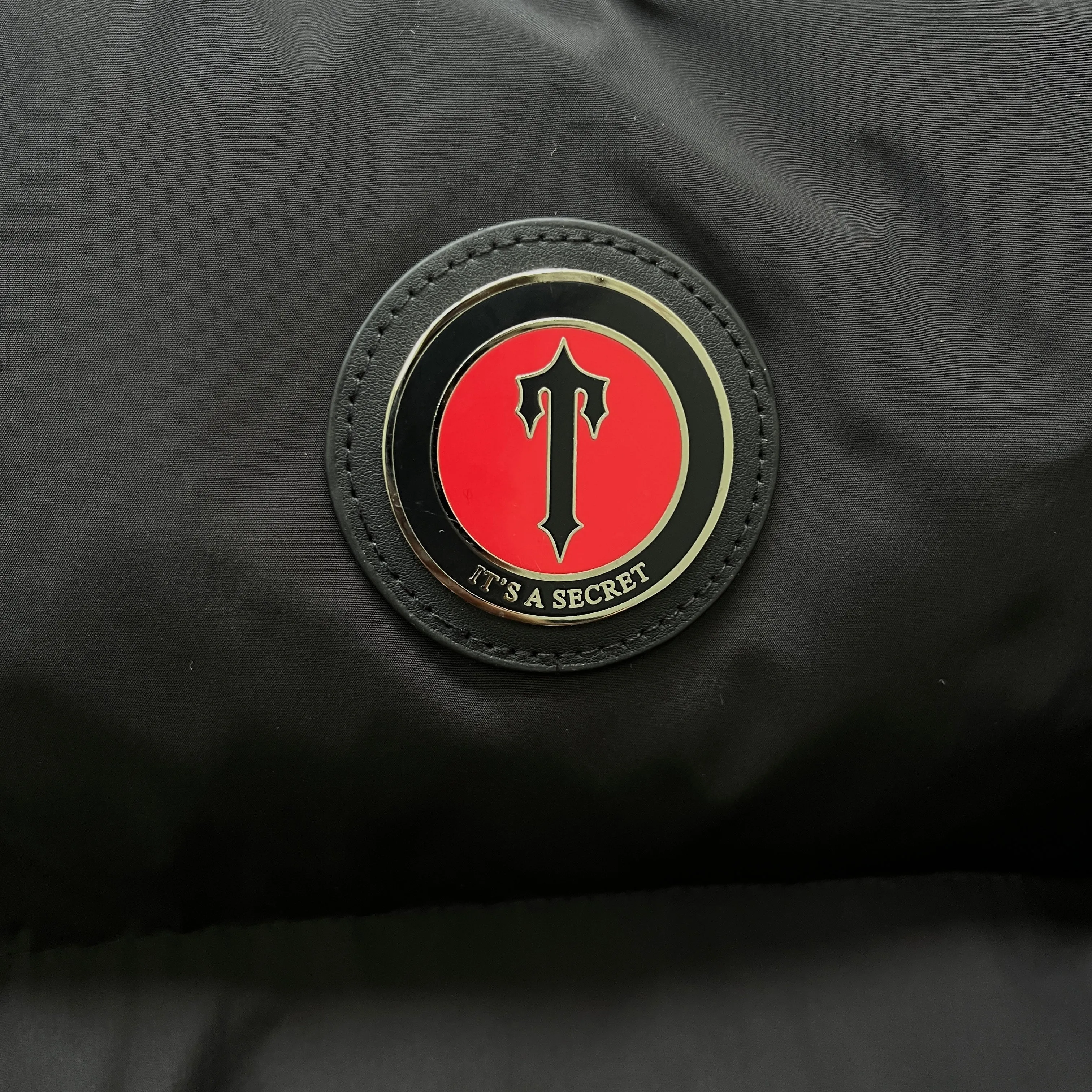 Down Jacket Black & Red Logo