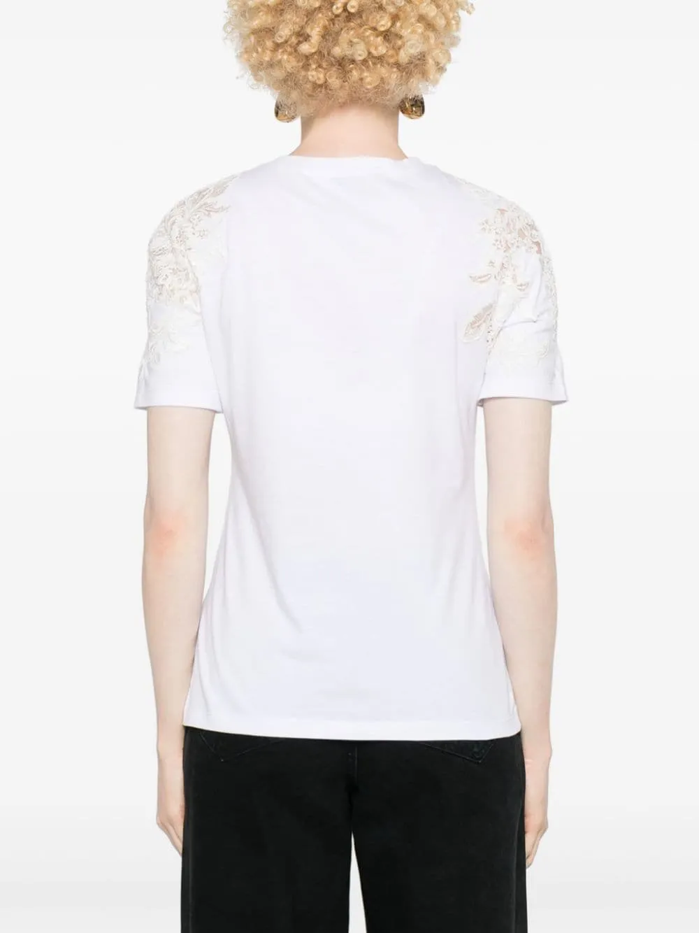 EMBROIDERED COTTON T-SHIRT