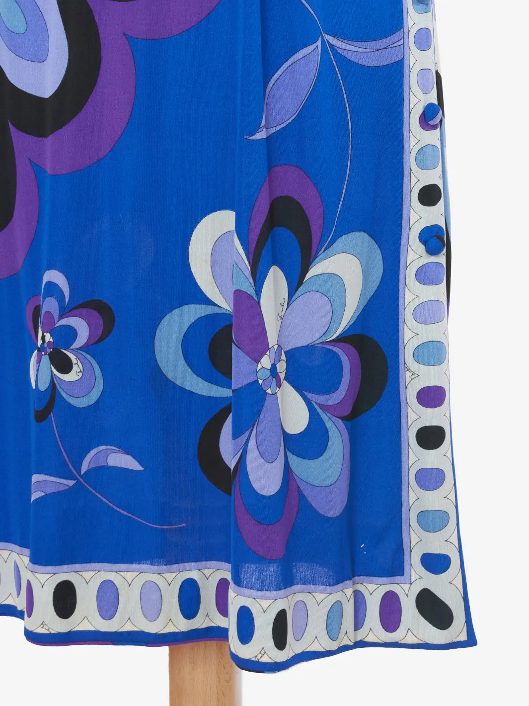 Emilio Pucci Blue Patterned Dress