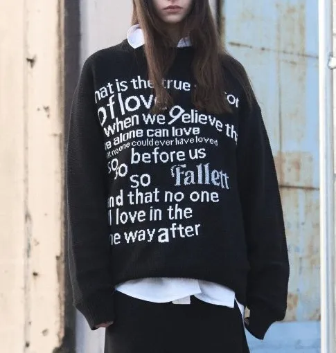 Fallett  |Unisex Street Style Long Sleeves Cotton Oversized