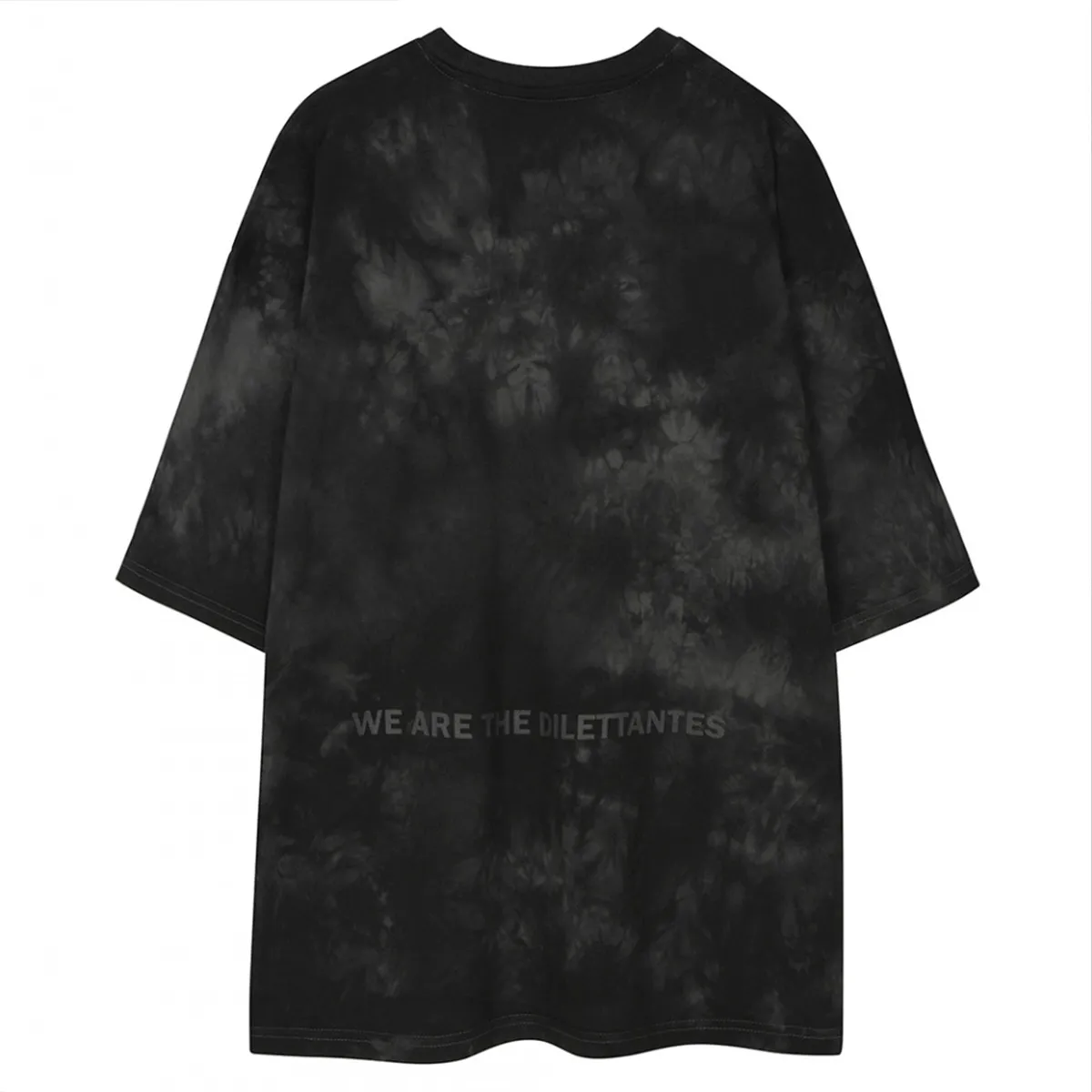 FLARE UP  |Crew Neck Unisex Street Style Tie-dye U-Neck Cotton