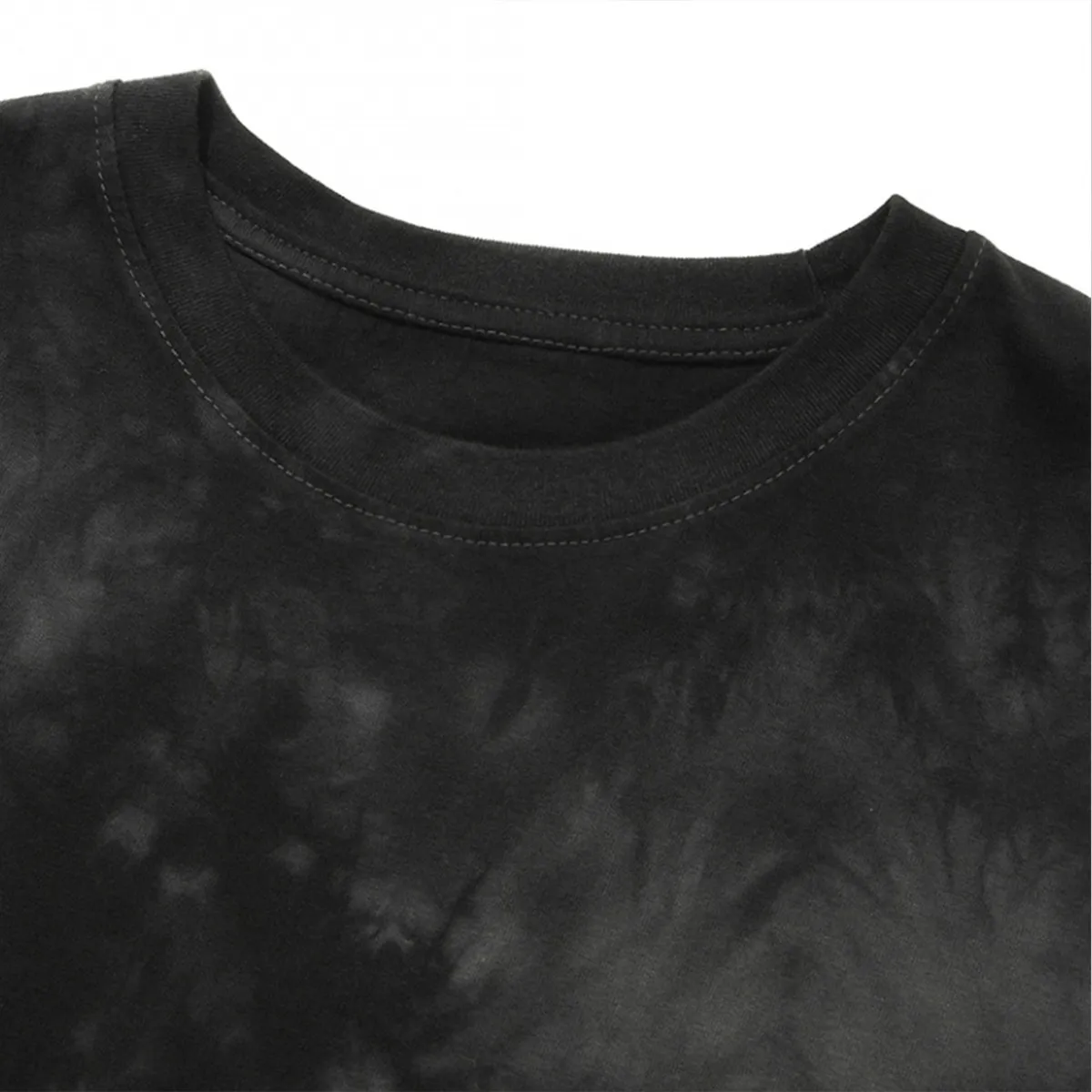 FLARE UP  |Crew Neck Unisex Street Style Tie-dye U-Neck Cotton