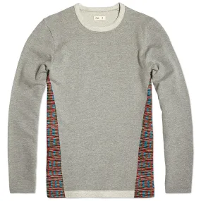 Folk x END. Panel SweatGrey Brick Print