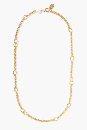 Frances Long Necklace Yellow Gold